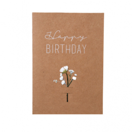Carte "Happy Birthday"