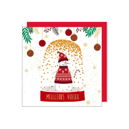 Carte boule à neige...