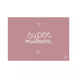 Carte "Super maitresse"