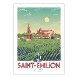 Affiche "Saint-Émilion"