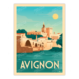 Affiche "Avignon la Cité...