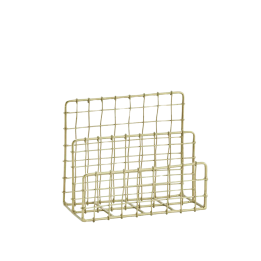 Porte courrier "Doré"