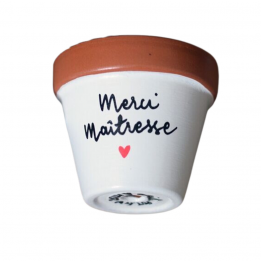 Pot de fleurs "Merci...