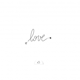 Tatouage éphémère "Love...