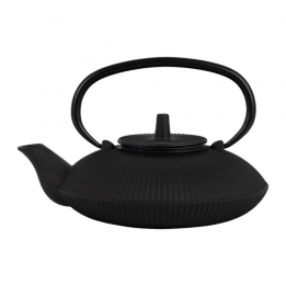 Théière en fonte plate...