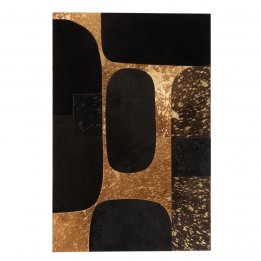 Tableau formes cuir - "Or...