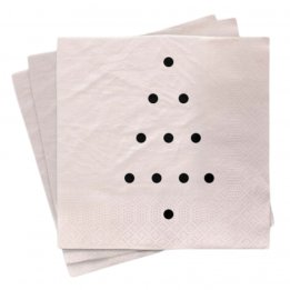 Set de 20 serviettes - "Dots"