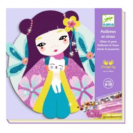 Tableau à pailleter "Onnanoko"