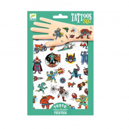 Tatouages "Heroes vs villains"