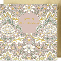 Carte "Joyeux anniversaire"