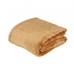 Plaid recyclé - Cognac