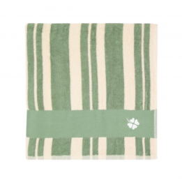 Serviette rayée "Trèfle"...