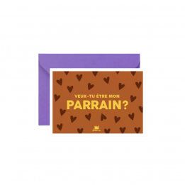 Carte "Veux-tu être mon...