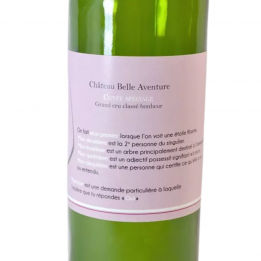 Etiquette bouteille de vin...