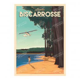Affiche A3 "Biscarrosse"