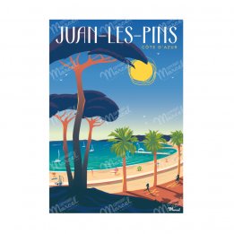 Affiche A3 "Juan les Pins"
