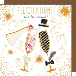 Crate "Vive les mariés"