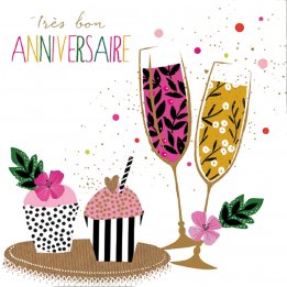 Carte "Très bon anniversaire"