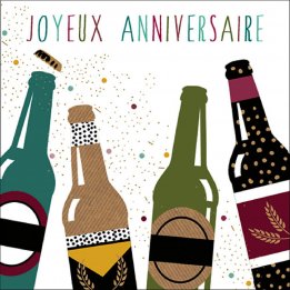 Carte bière "Joyeux...