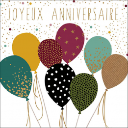 Carte "Joyeux anniversaire"
