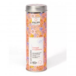 Thé noir "nougat framboise"