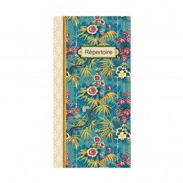 Répertoire bleu et fleurs...