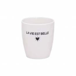 Gobelet "La vie est belle"