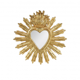 Miroir ex-voto doré