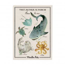 Affiche enfant "Sous la mer"