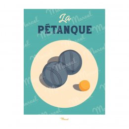 Affiche A3 "Pétanque"
