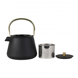 Thière noire et doré