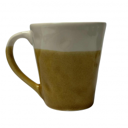 Mug conique moutarde -...