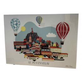 Affiche montgolfière - A4