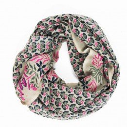 Echarpe beige laine marigold