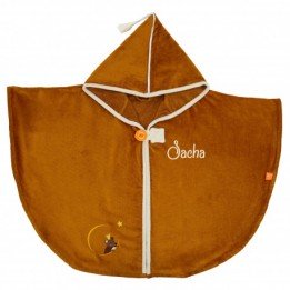 Cape de bain "ours brun...