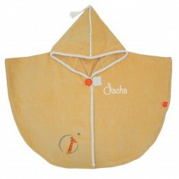 Cape de bain "girafe vanille"