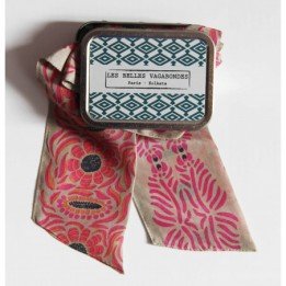 Bandeau camelia - fushia