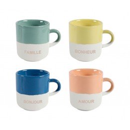 Lot de tasses réveil