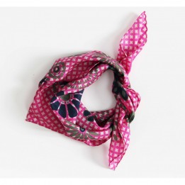 Mini foulard fuchsia