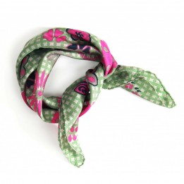 Mini foulard kaki