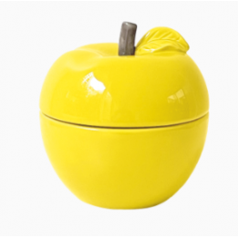 Bougie jaune citronnelle