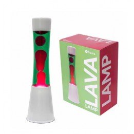 Lampe lave rose et verte