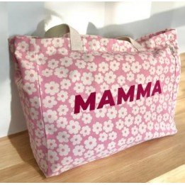 Cabas fleurs "Mamma"