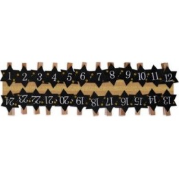 24 pinces étoiles...