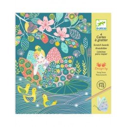 Cartes à gratter "L'étang"