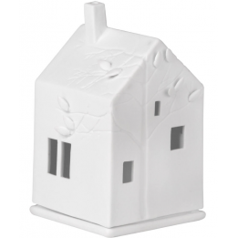 Photophore en porcelaine -...