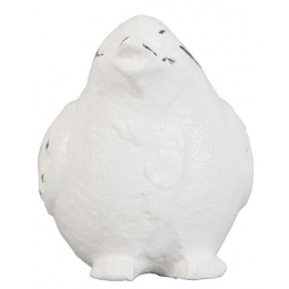 Décoration moineau blanc - 8cm