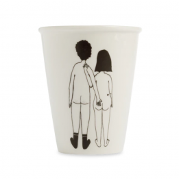 Mug "Couple nu de dos"