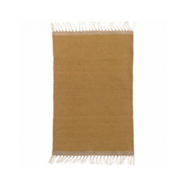 Tapis à franges "Ocre" - 90x60